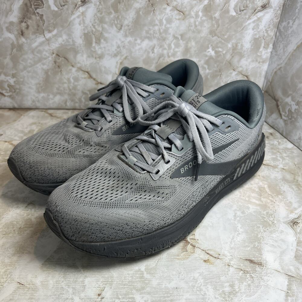 Brooks Sneakers Mens 13 D Beast GTS 24 1104251D069 Gray Running Athletic Shoes
